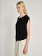 Women's Sleeveless Blouse Black 63-404.055.N0090