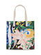 Floral Geantă Dama Tote Albă