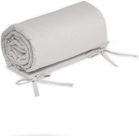 Petite & Mars Crib Bumper Standard Inside Light Gray 60x120cm