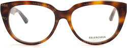 Balenciaga Women's Acetate Prescription Eyeglass Frame