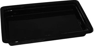 Tavă Gastronorm Buffet Culinaro Porțelan Gn 1/4-60 265x162x60mm 1.1lt Neagră
