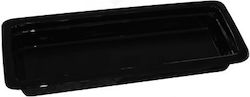 Gastronorm Buffet Tray Culinaro Porcelain Gn 2/4-60 530x162x60mm 2.5lt Black