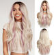 Animis Beauty Perucă Cu Păr Sintetic Blondă 65cm