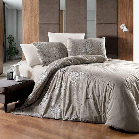 First Choice Σετ Διπλή 200x220cm Beige