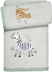 Greenwich Polo Club Set of Baby Towels 2pcs Baby Essential White Weight 400gsm