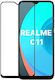 0.33мм Пълно Лепило Закалено Стъкло За Цялото Лице Черно (Realme C11)