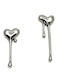 Legola Stud Earrings Made of Steel Grey