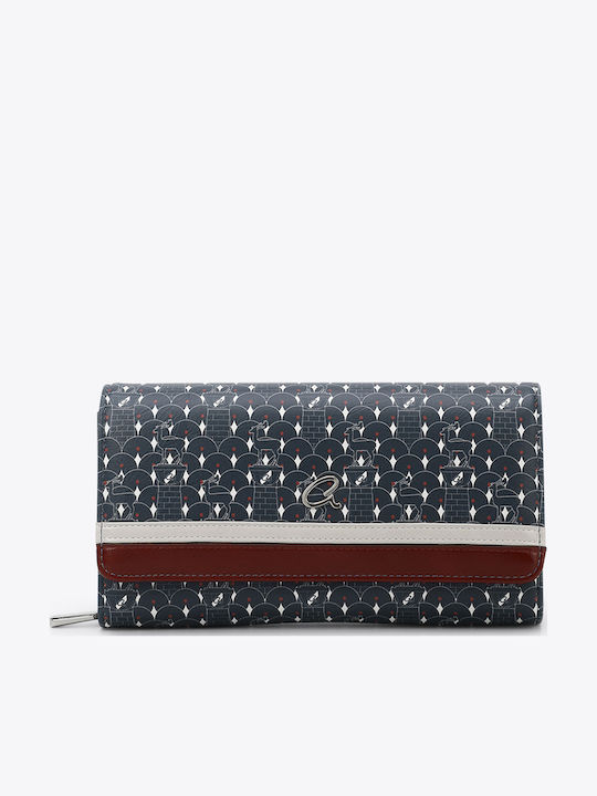 Axel Große Damenbrieftasche Blau