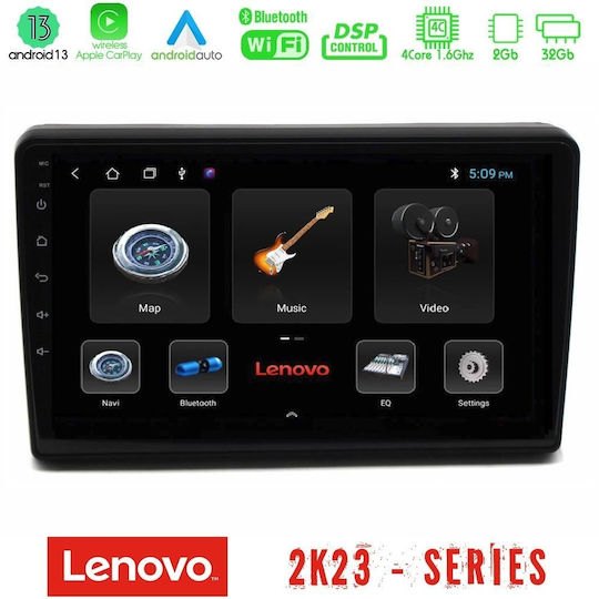 Lenovo Car Audio System for Citroen C5 2008-2019 (Bluetooth/USB/WiFi/GPS/Apple CarPlay/Android Auto) with 10" Touch Screen