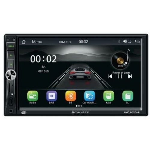 Caliber Auto-Audiosystem 2 DIN Bluetooth USB Wi-Fi GPS Apple CarPlay Android Auto