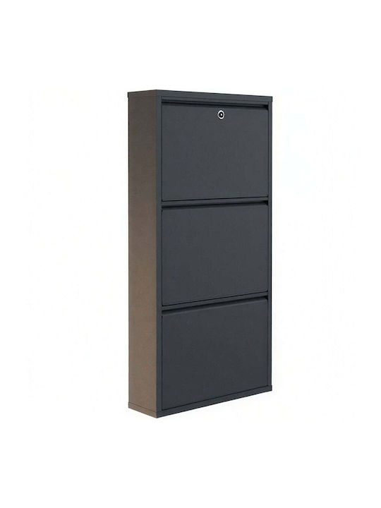 Μεταλλική Παπουτσοθήκη Locking 50x15x103cm