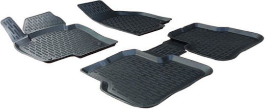 Autopataki Rubber Car Mats Raised Sides Compatible with Vw Passat B6 B7 2005-2015