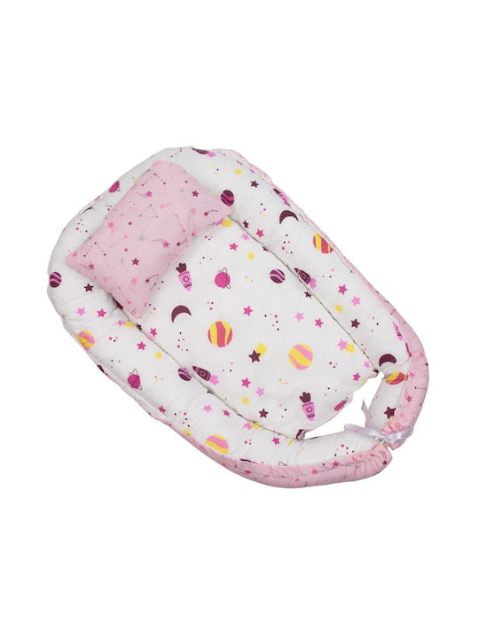 Kamtex Baby Baby Nest Pillow Pink 40x64cm