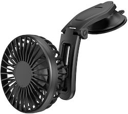 Carpoint 360° USB Mini Auto-Fan Dashboard Schwarz 5V 0570013