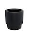 TnS Vega Plastic Flower Pot Black 36.5x38cm