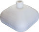 Raki Beach Umbrella Water Sand Plastic White Base