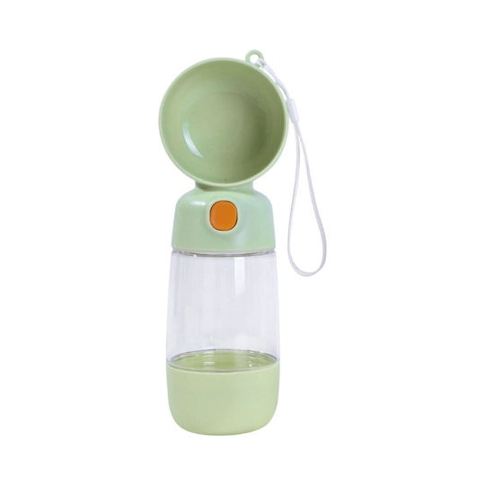 Alista Home Sticlă de Apă din Plastic ABS pentru Câine și Pisică 400ml 25.5cm în Culoare Verde