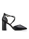 Pumps Mit Riemen & Hochem Absatz In Schwarz