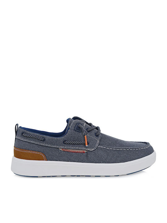 Renato Garini Ανδρικά Boat Shoes σε Μπλε Χρώμα