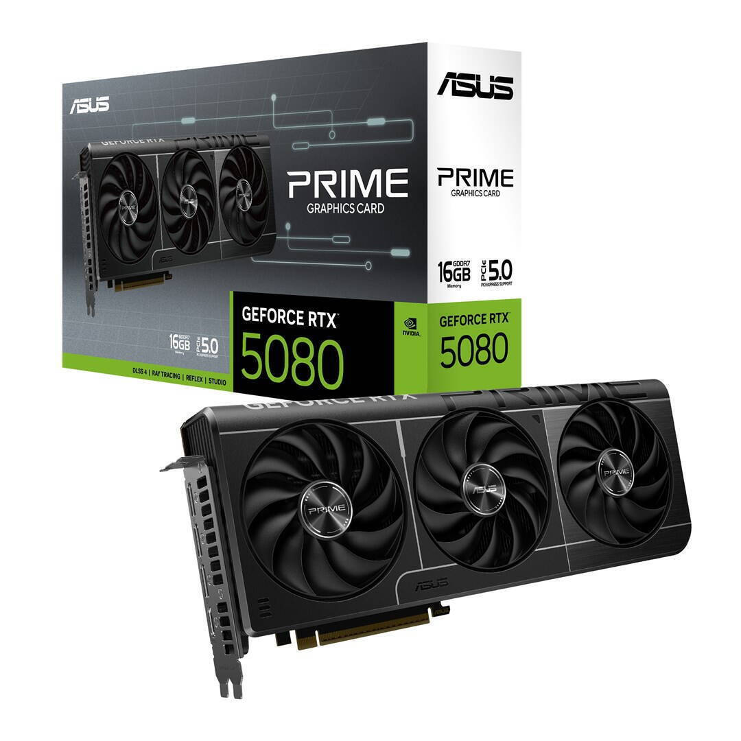 Asus GeForce RTX 5080 16GB GDDR7 Prime Κάρτα Γραφικών