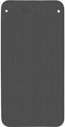 AMILA Trainingsmatte Pilates Schwarz mit Tragegurt (120x60x1.5cm)