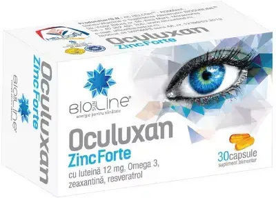 Oculuxan Zinc Forte 30 Capsules Helcor