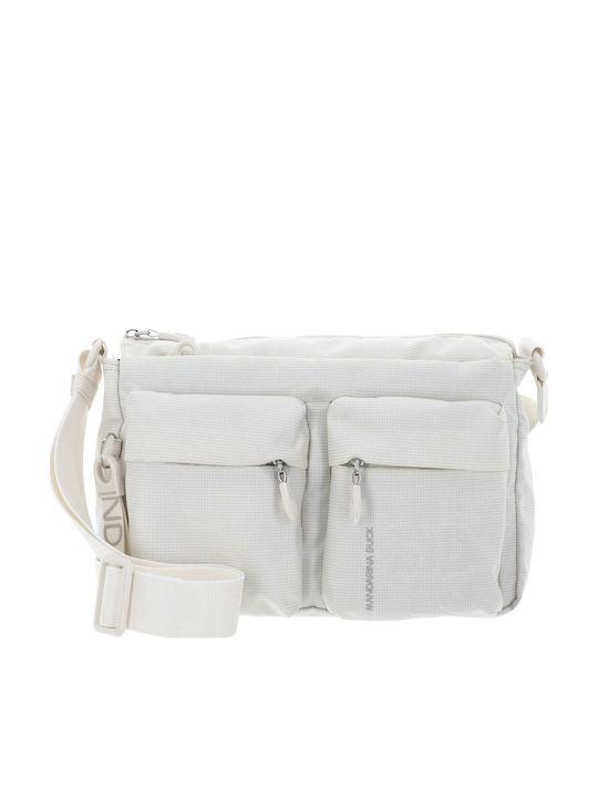 Fabric Women's Shoulder Bag White