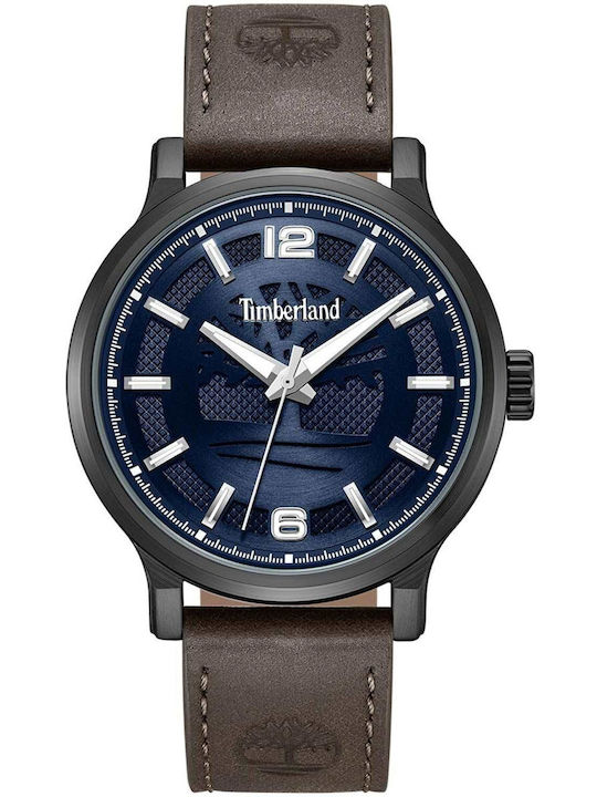Timberland Ανδρικό Ρολόι 43mm Μπαταρίας με Καφέ...