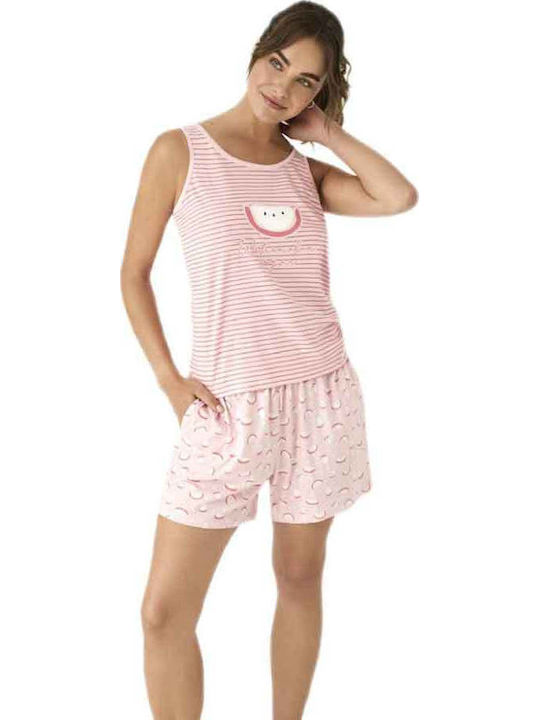 Promise Summer Women's Pink Pyjama Set
