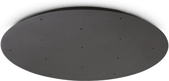 Rosone D1050 Βάση Κρεμαστού Φωτιστικού 25 Φώτων Μεταλλική Μαύρο