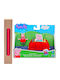 Παιχνιδολαμπάδα Peppa Pig Παιχνίδι Μινιατούρα Peppa Pig Little Red Car Για 3+ Ετών Hasbro