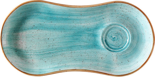 Bonna Aqua Serving Platter Made of Blue Porcelain 25x12cm