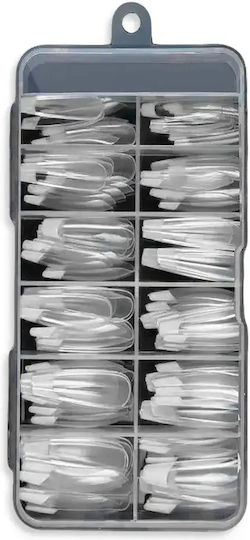 False Nail Tips French in White Colour 120 Pieces FG-167W