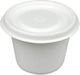 Sauce Container 4oz 120ml Sugarcane Lid 50pcs