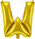 Letter W Foil Gold 45cm