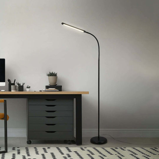 Lampadare De Podea Negru Cu LED Integrat