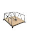 TnS Metallic Black Napkin Holder 18x18x7cm 03-950-4255