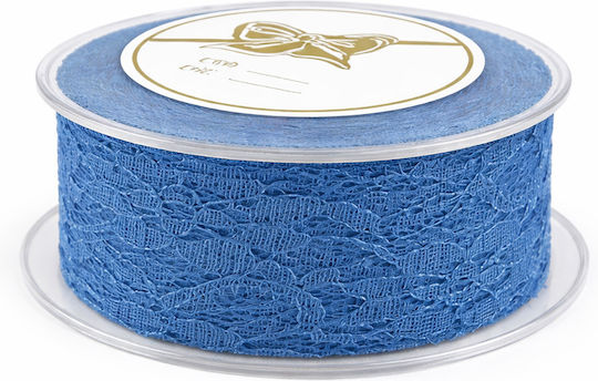 Lace Ribbon Turquoise 18m