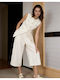 Damen Bermudas Crema