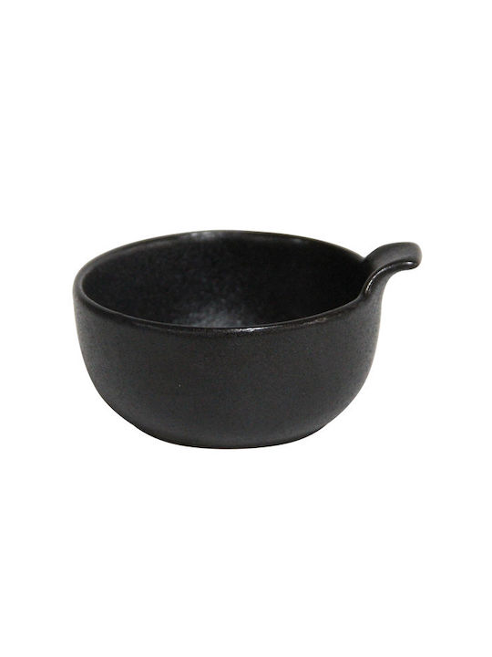 Raki Bol Negru De Servire Pentru Dip Rotund Din...