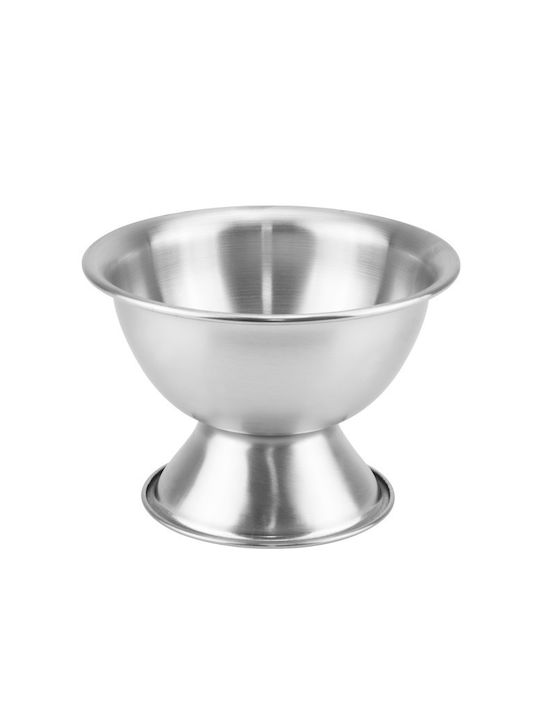 Raki Сребърна Кръгла Купа За Сладолед От Inox