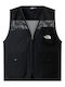 Kids Sports Sleeveless Jacket Black Camp
