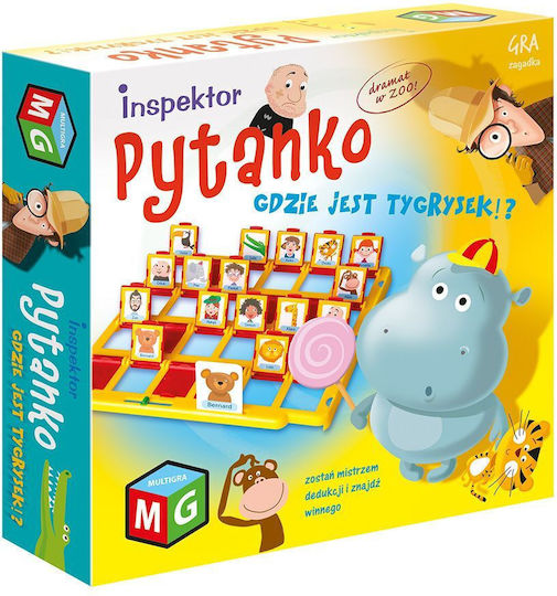 Επιτραπέζιο Παιχνίδι Inspector Question Where is Tigger για 2 Παίκτες 5+ Ετών (PL) Multigra