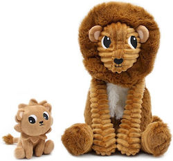 Les Deglingos Lion Mother and Baby 26 cm