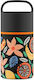 24Bottles Μπουκάλι Θερμός Ανοξείδωτο / Πλαστικό 480ml Tropical Noir