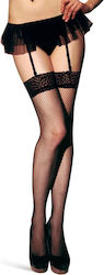 Roza 9610 Set Garters & Fishnet Stockings – Sexy Lingerie Lace & Tutu Effect