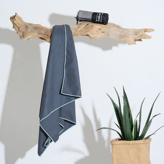 Melinen Mikrofasertuch Körper 275g/m² Grau 170x80cm