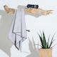 Melinen Πετσέτα Microfiber Σώματος 275gr/m² Γκρ...