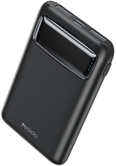 Yesido YP33 Power Bank 5000mAh mit 2 USB-A Ausgangsanschlüssen Schwarz