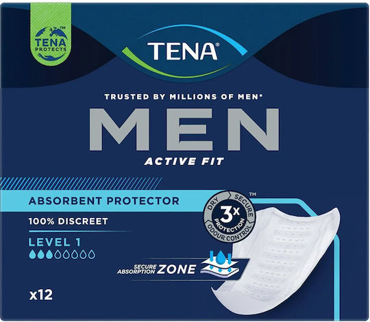 Tena Absorbent Protector Absorbante Pentru Incontinență Bărbătești 12 Bucăți